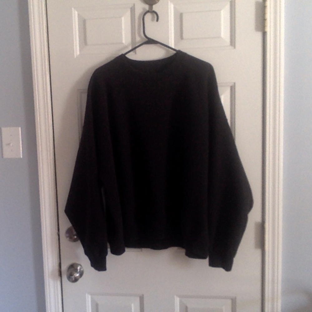 Mens Starter Sweatshirt Black Size 2XL Heavyweight Pro 80
